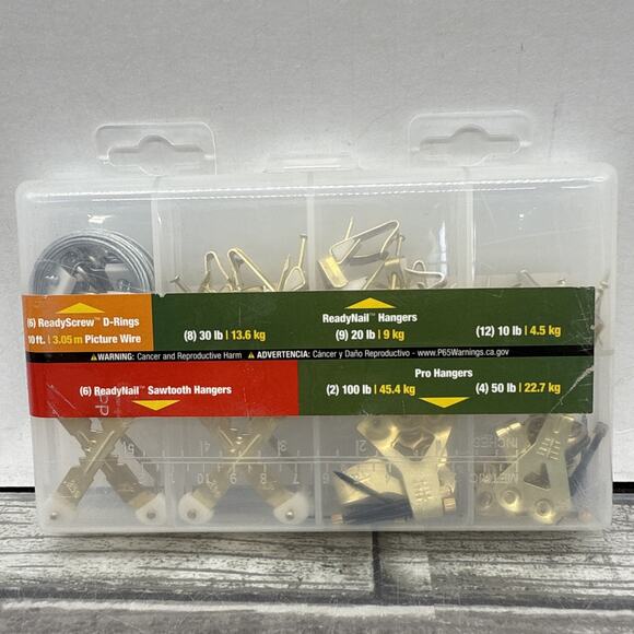 3-OOK Ready Nail Medium Picture Hanging Kits 48pc Piece 10lb-100lb - Picture 5 of 9